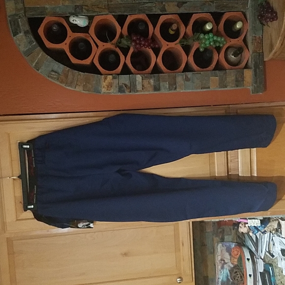 Marilyn Monroe By Medichic Blue Stretch Scrub Pants NWT - Picture 4 of 5